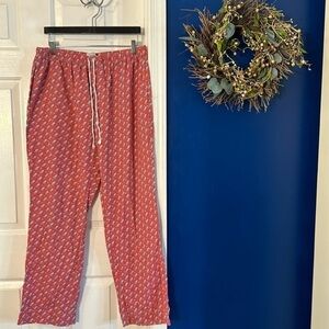 Men’s Vinyard Vines 100% Cotton Sailboat Print Drawstring Waist Pajama Bottoms